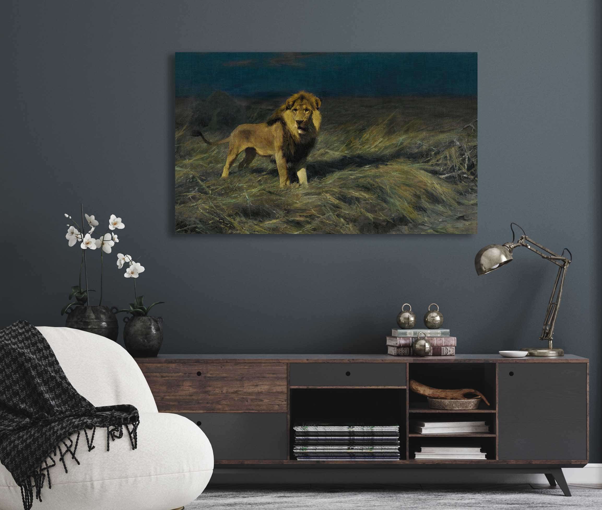 Auf Der Suche Nach Beute In Search Of Prey by Wilhelm Kuhnert - Image 5