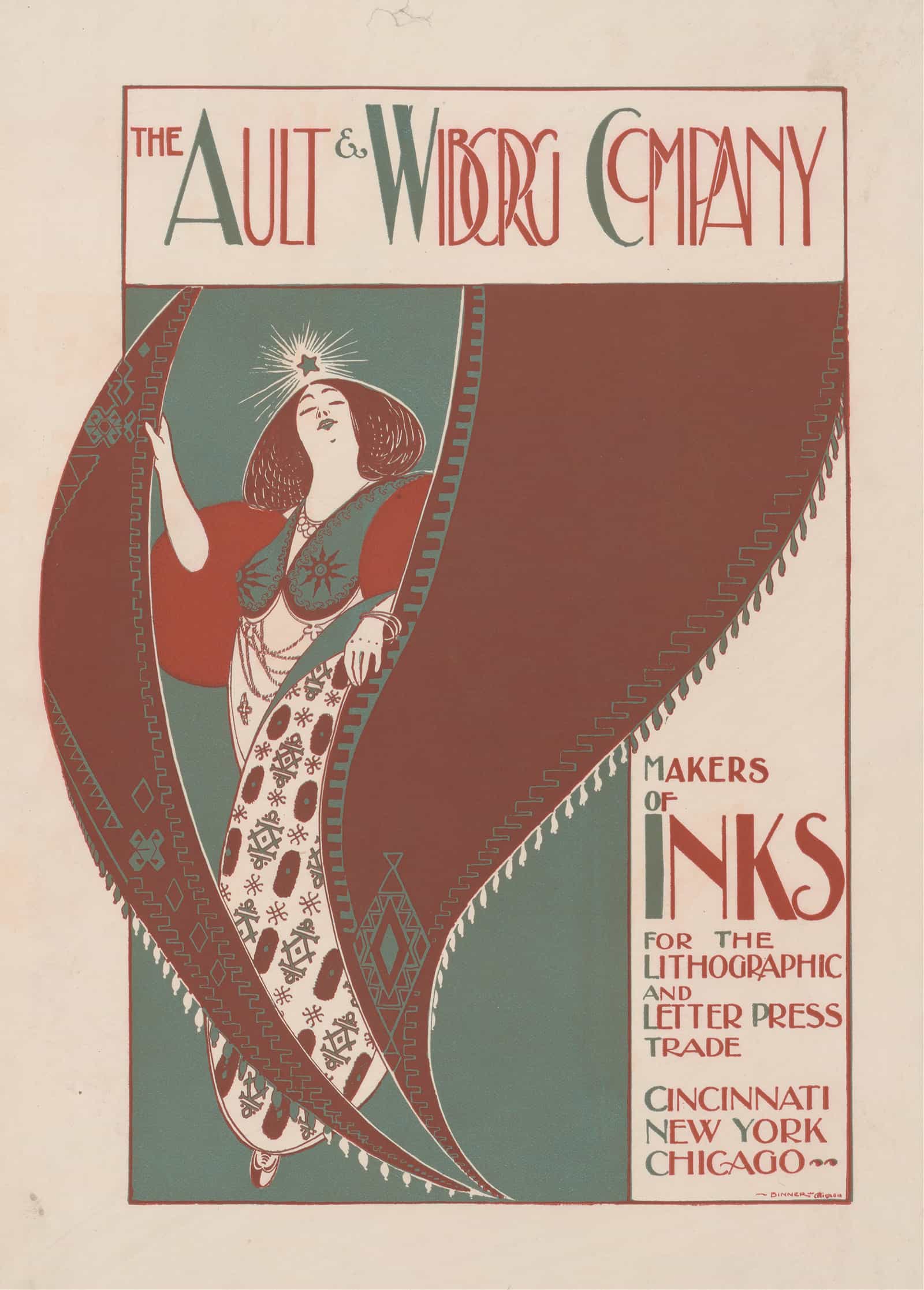 Ault And Wiborg Ad  by Will Bradley - Image 13