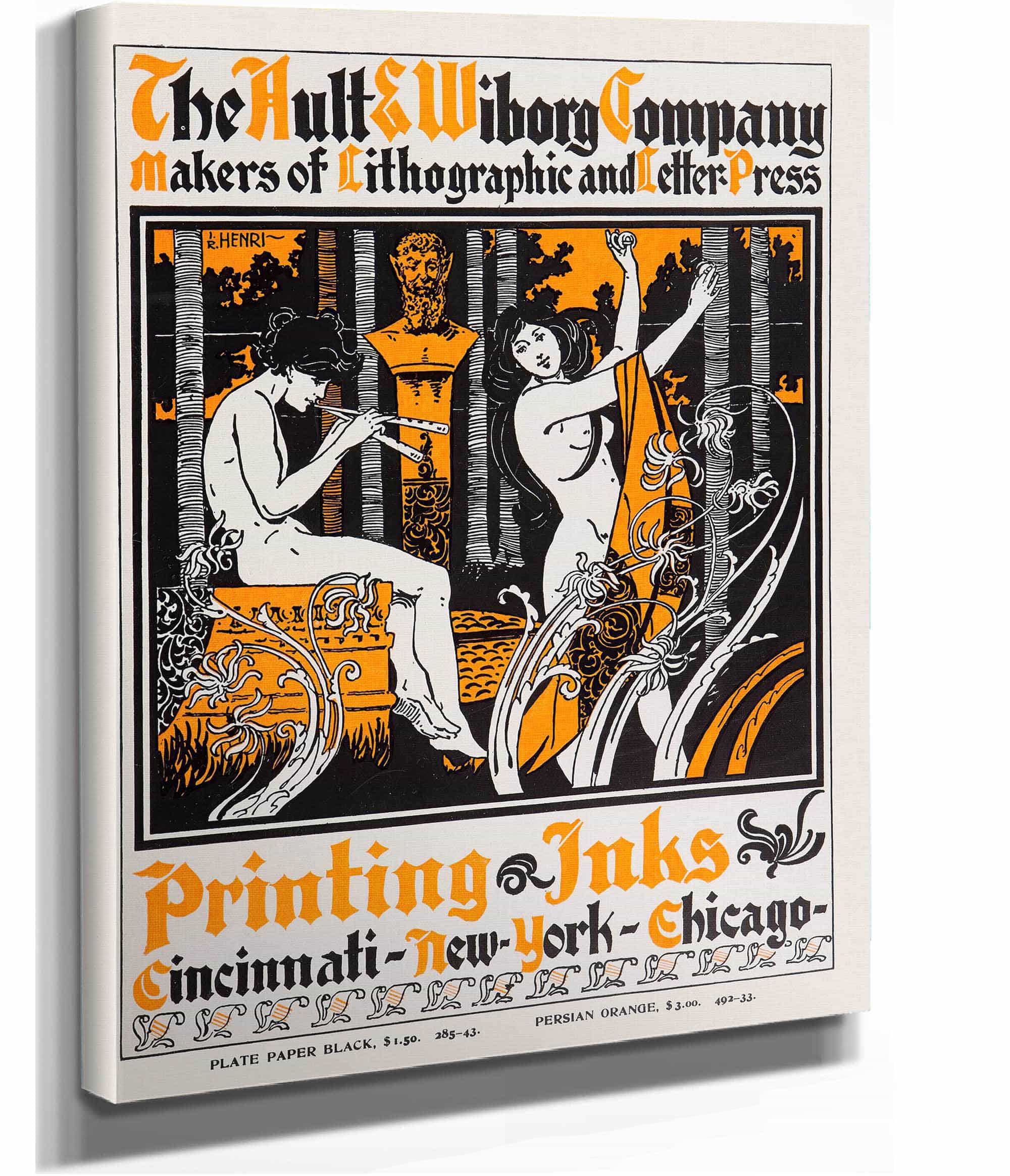 Ault And Wiborg Ad  by Will Bradley - Image 16