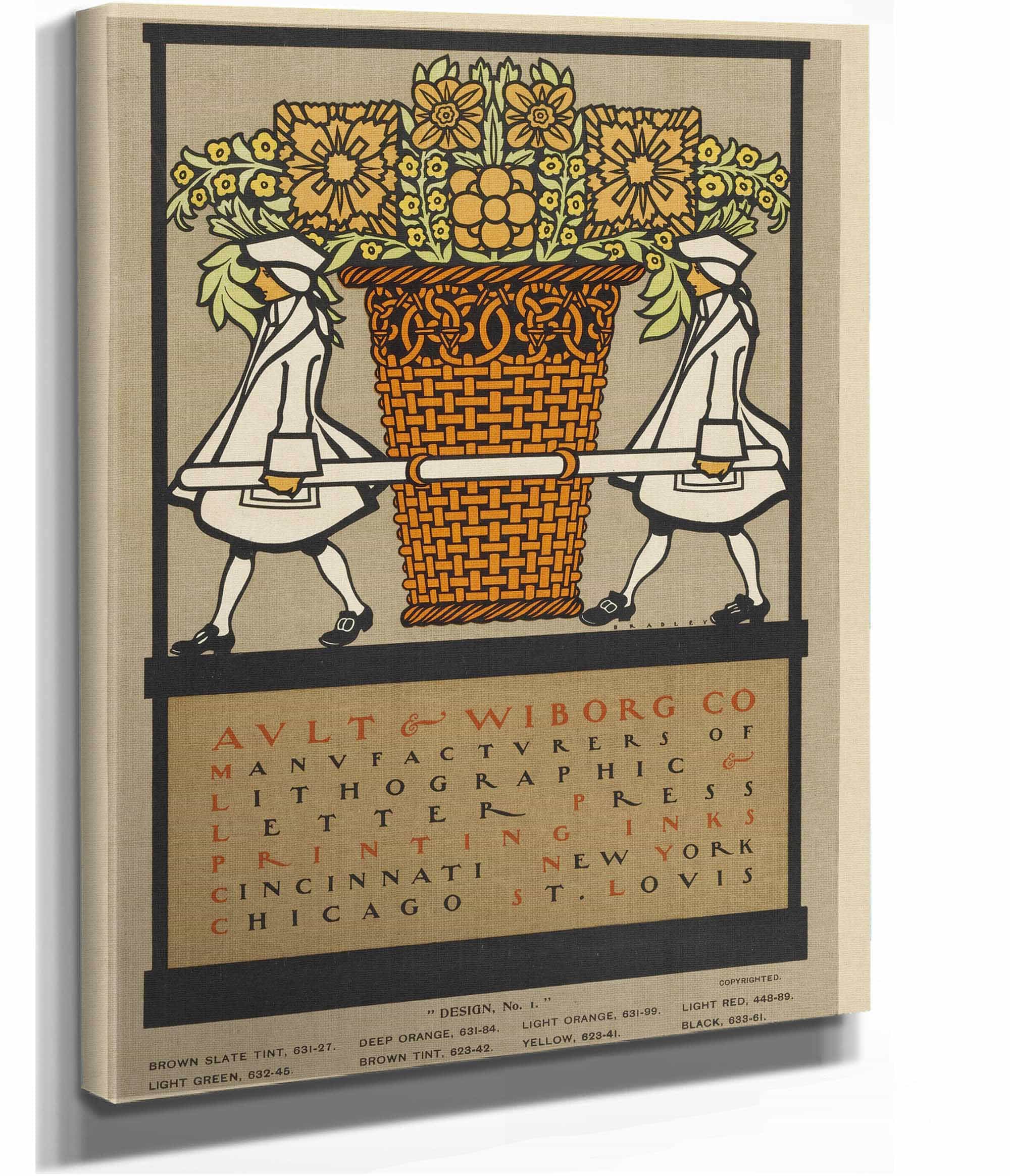 Ault And Wiborg Ad  by Will Bradley - Image 19