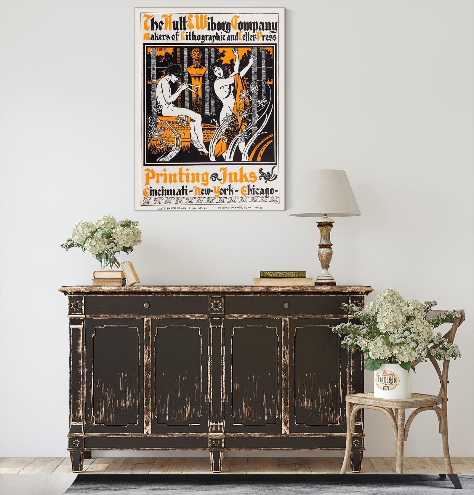 Ault And Wiborg Ad  by Will Bradley - Image 40