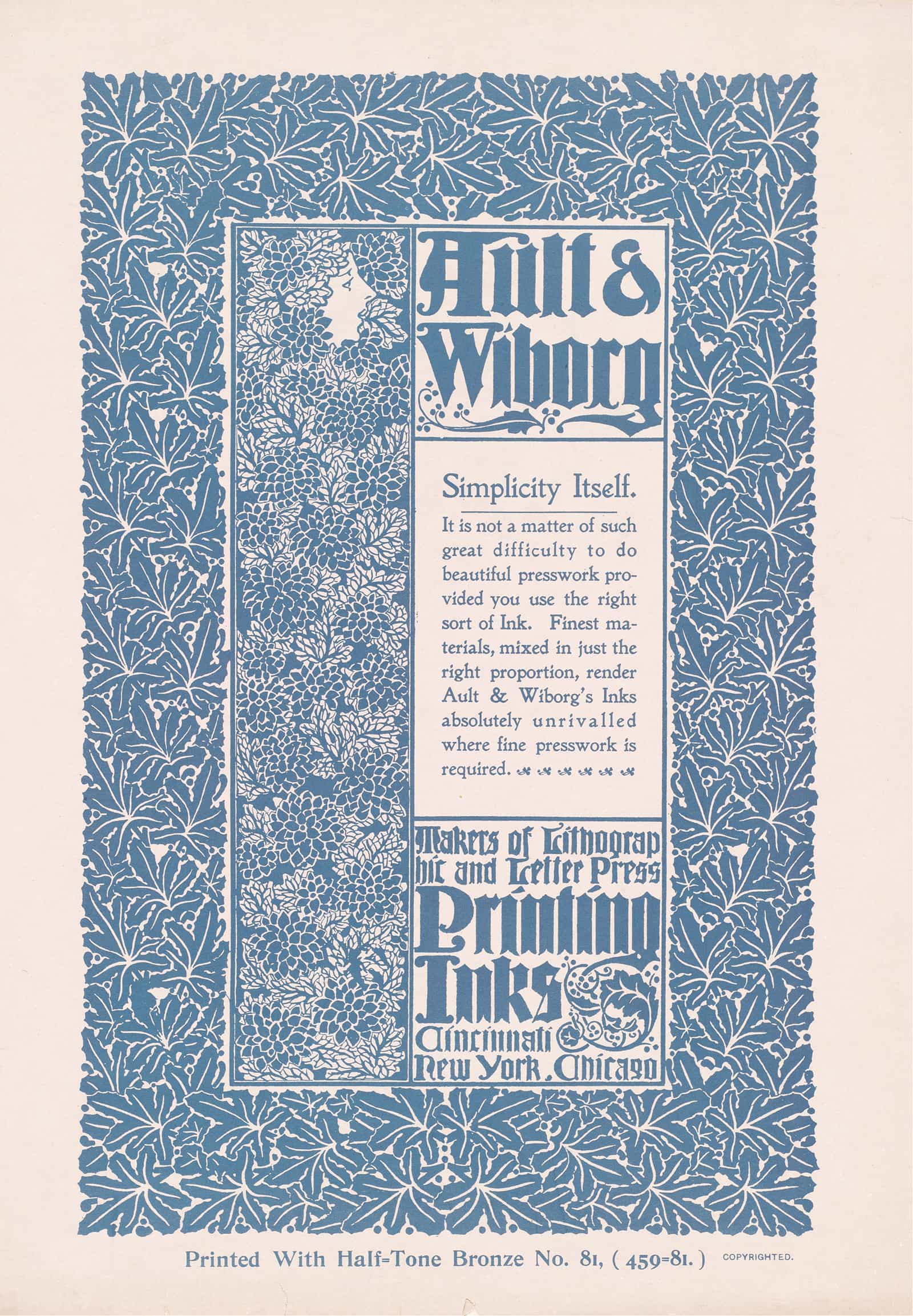 Ault And Wiborg Ad  by Will Bradley - Image 5