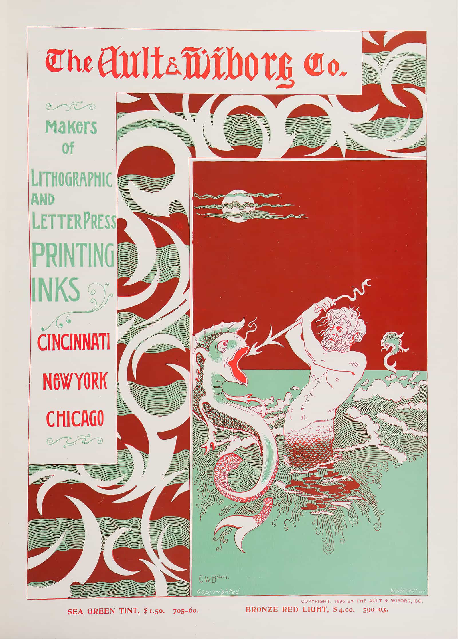 Ault And Wiborg Ad  by Will Bradley - Image 6