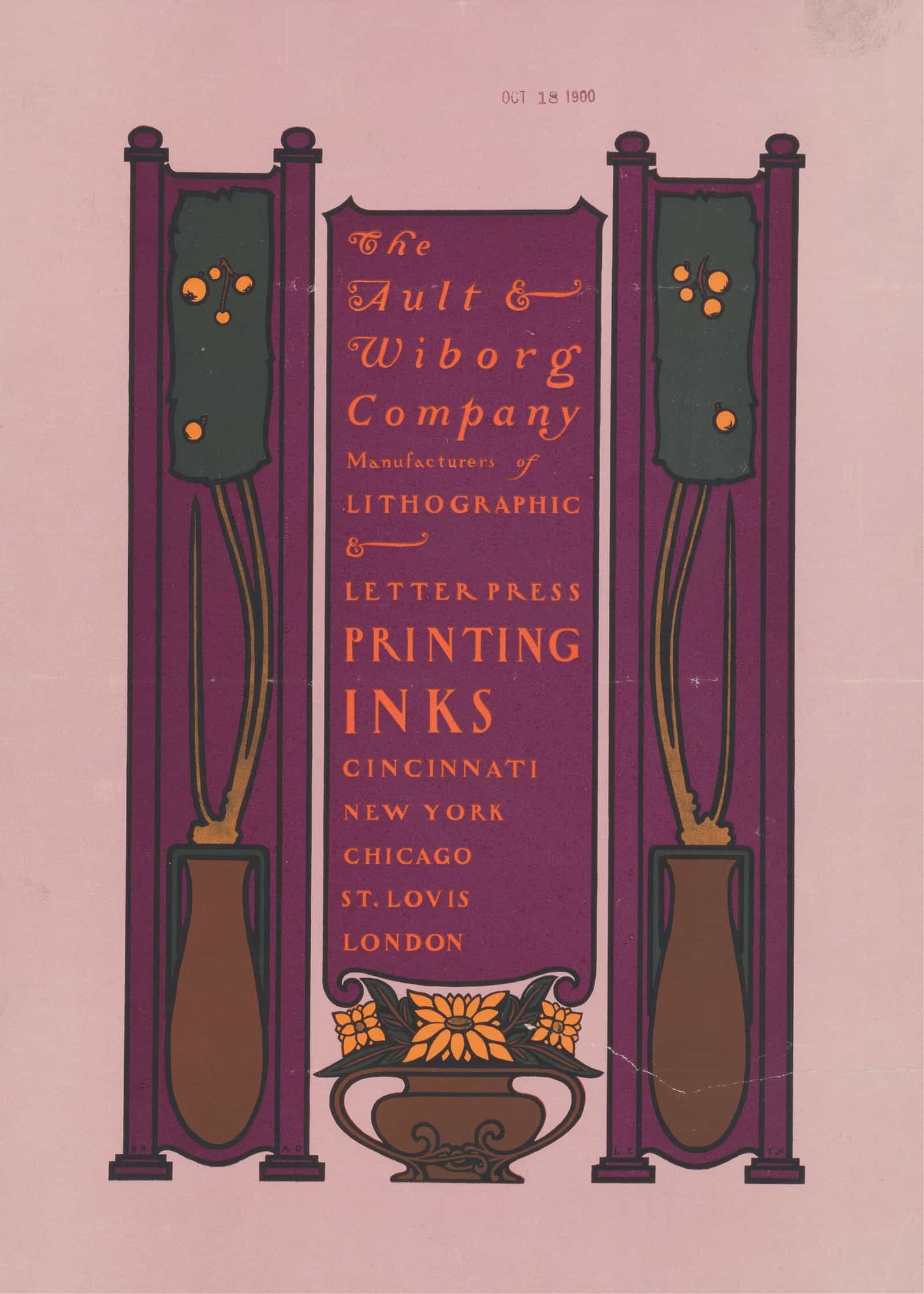 Ault And Wiborg Ad  by Will Bradley - Image 9