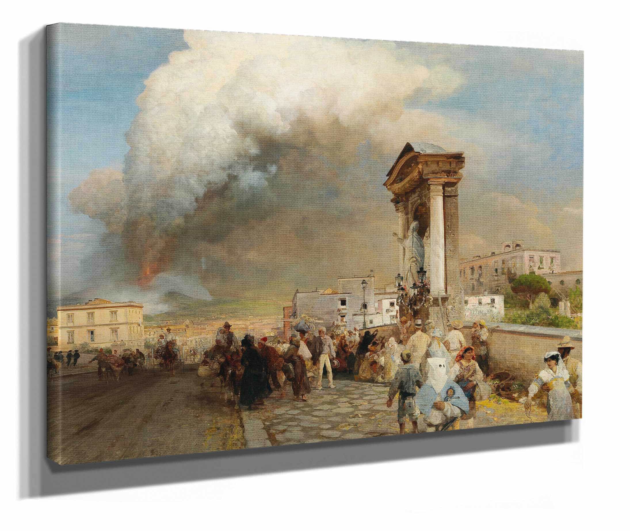 Ausbruch Des Vesuv by Oswald Achenbach - Image 2