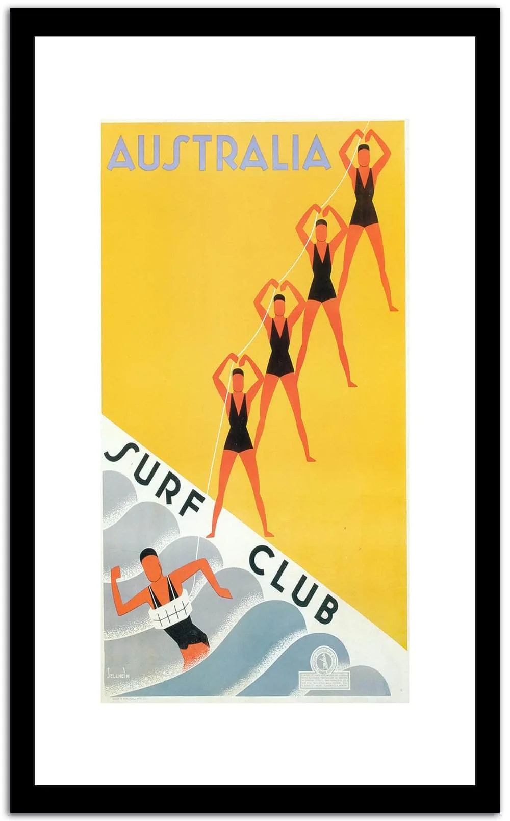 Australia Vintage Posterb