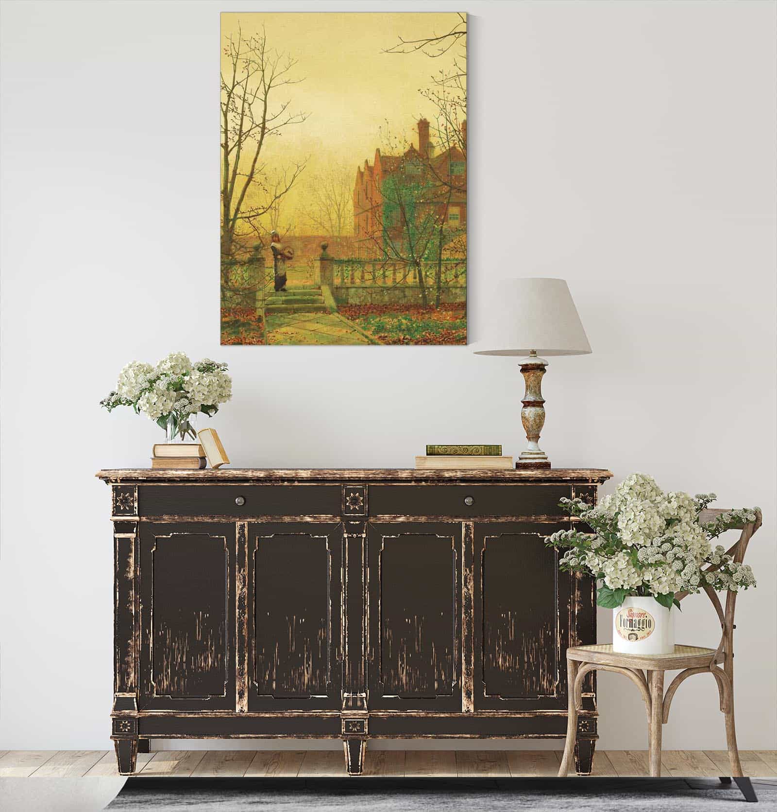Autumn Gold by John Atkinson Grimshaw - Image 4