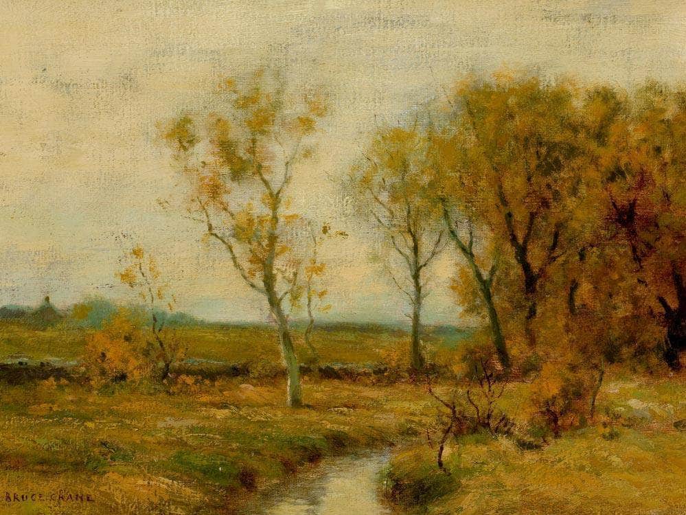 Autumn In The Mohawk Valley New York By Bruce Crane - Image 7
