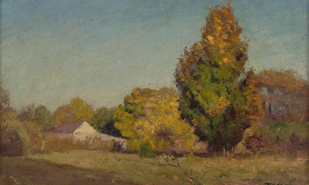 Autumn Scene By Theodore Clement Steele - Image 7