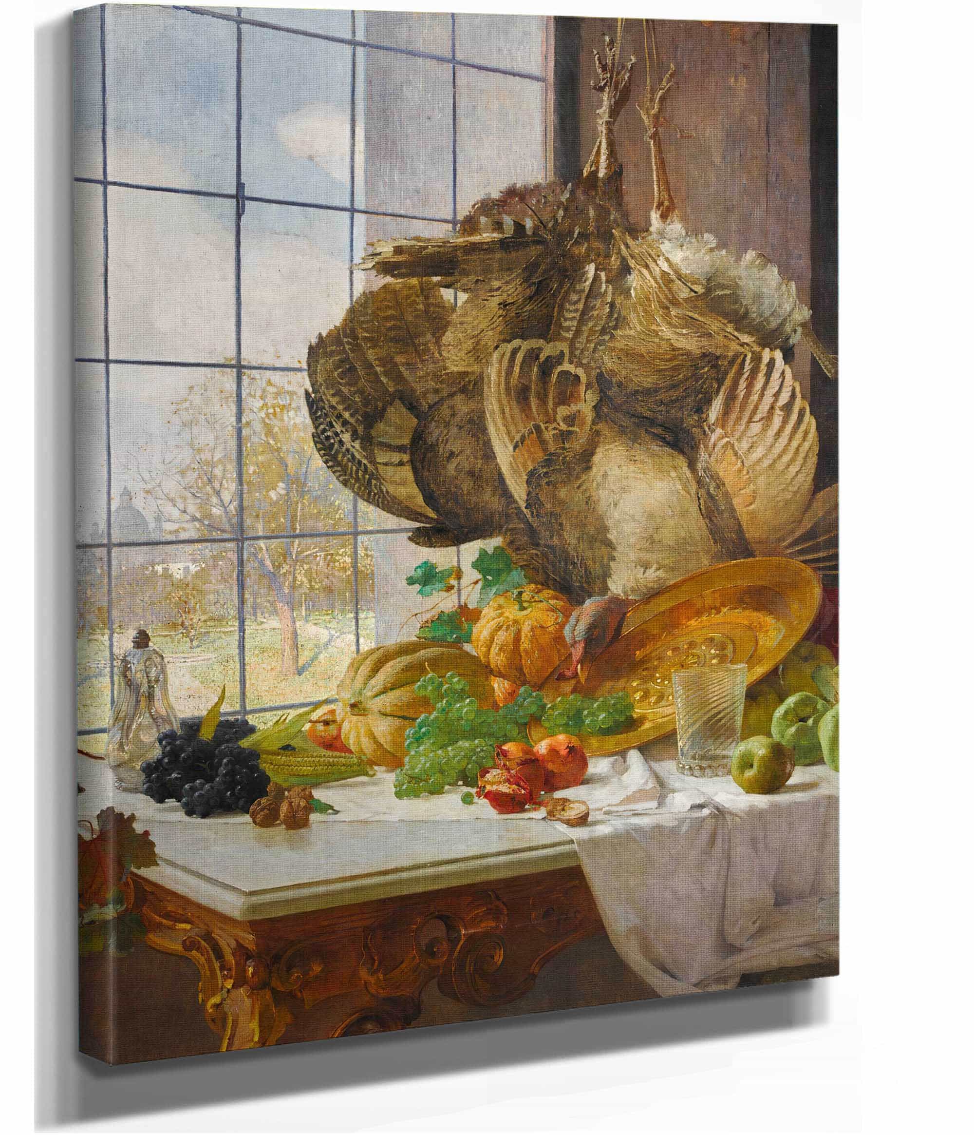 Autumn Still Life In The Artists Studio by Carl Moll - Image 2