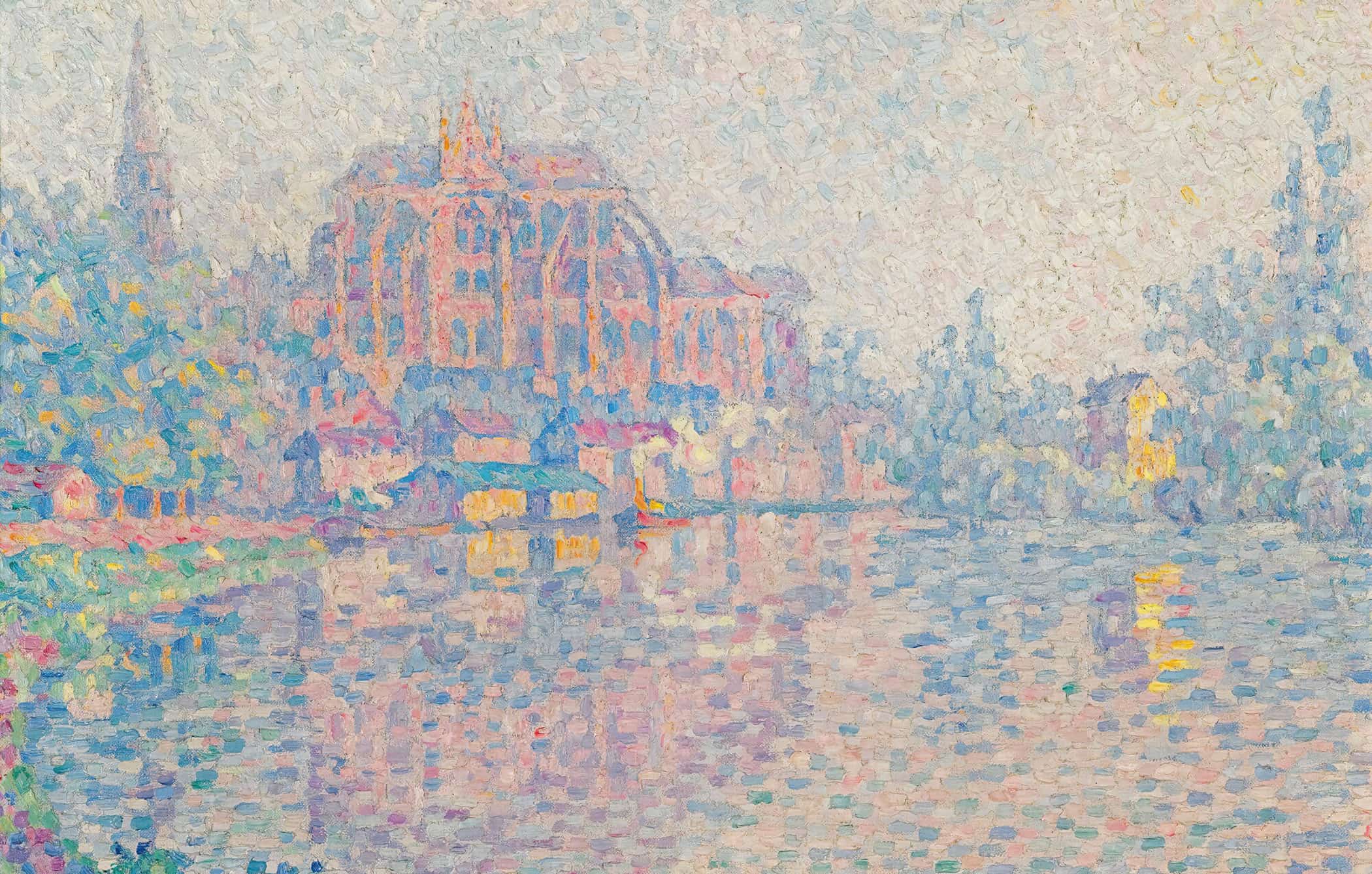 Auxerre La Riviere by Paul Signac - Image 2
