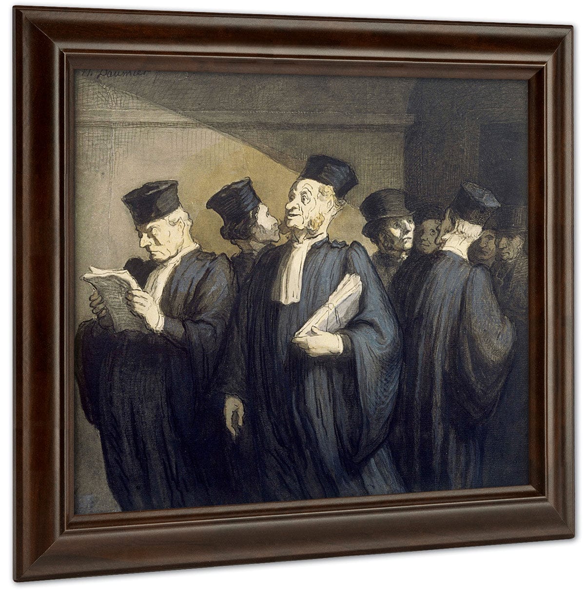 Avant L'audience By Honore Daumier - Image 4