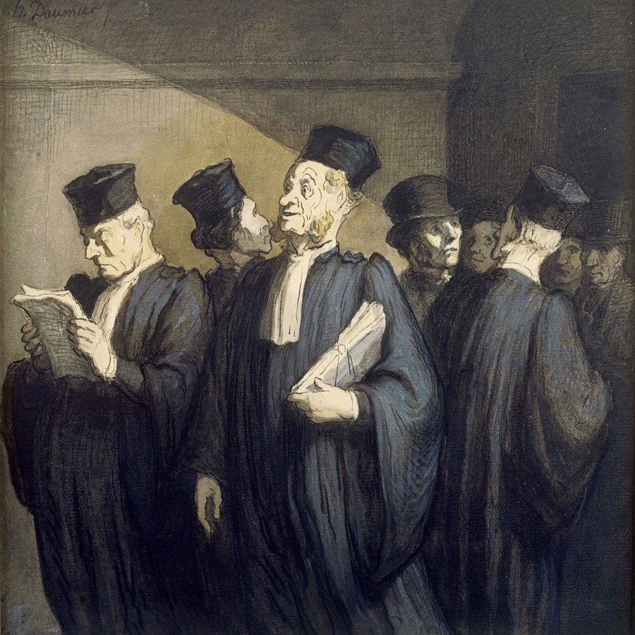 Avant L'audience By Honore Daumier - Image 5