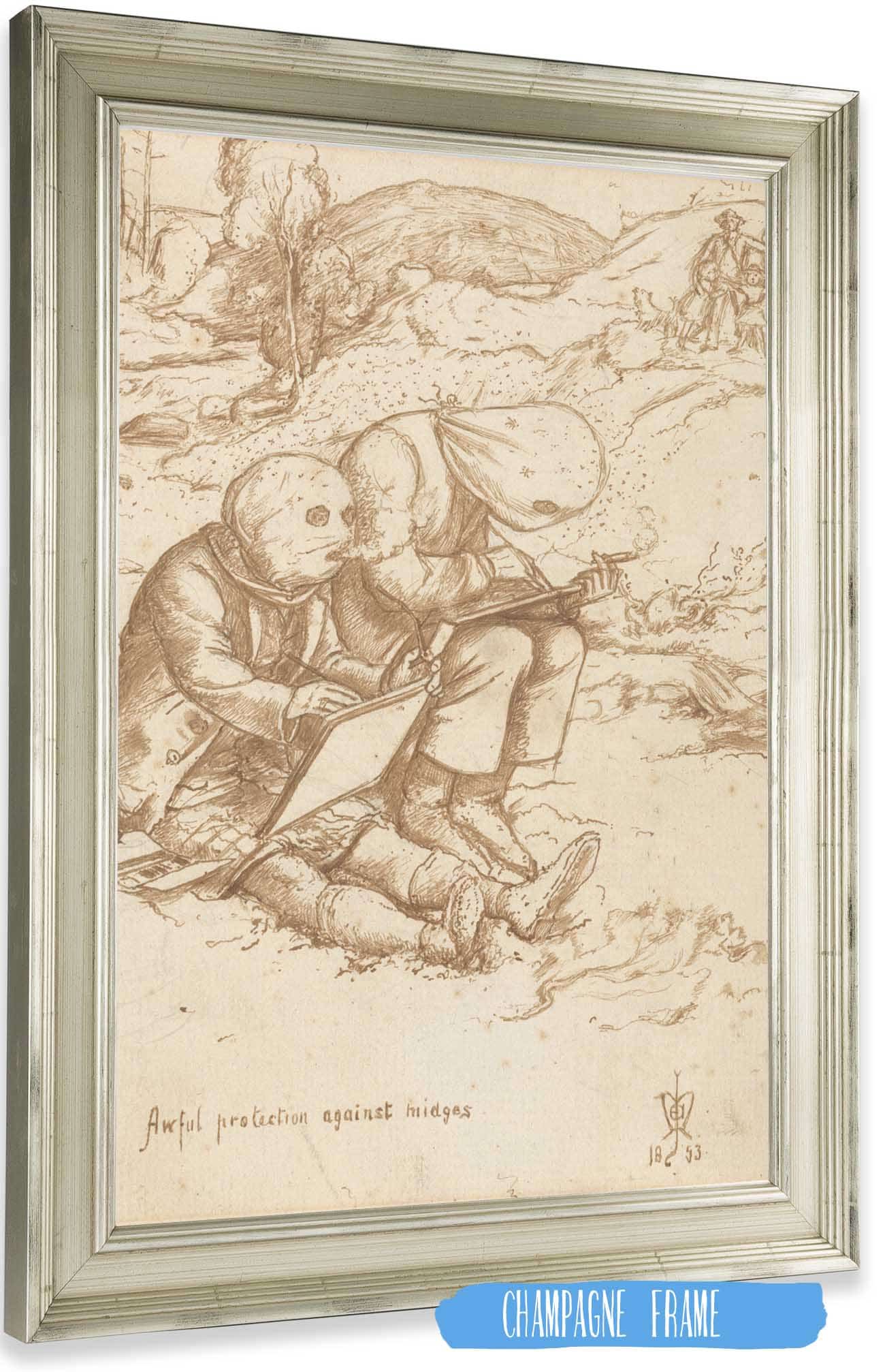 Awful Protection Against Midges by Sir John Everett Millais