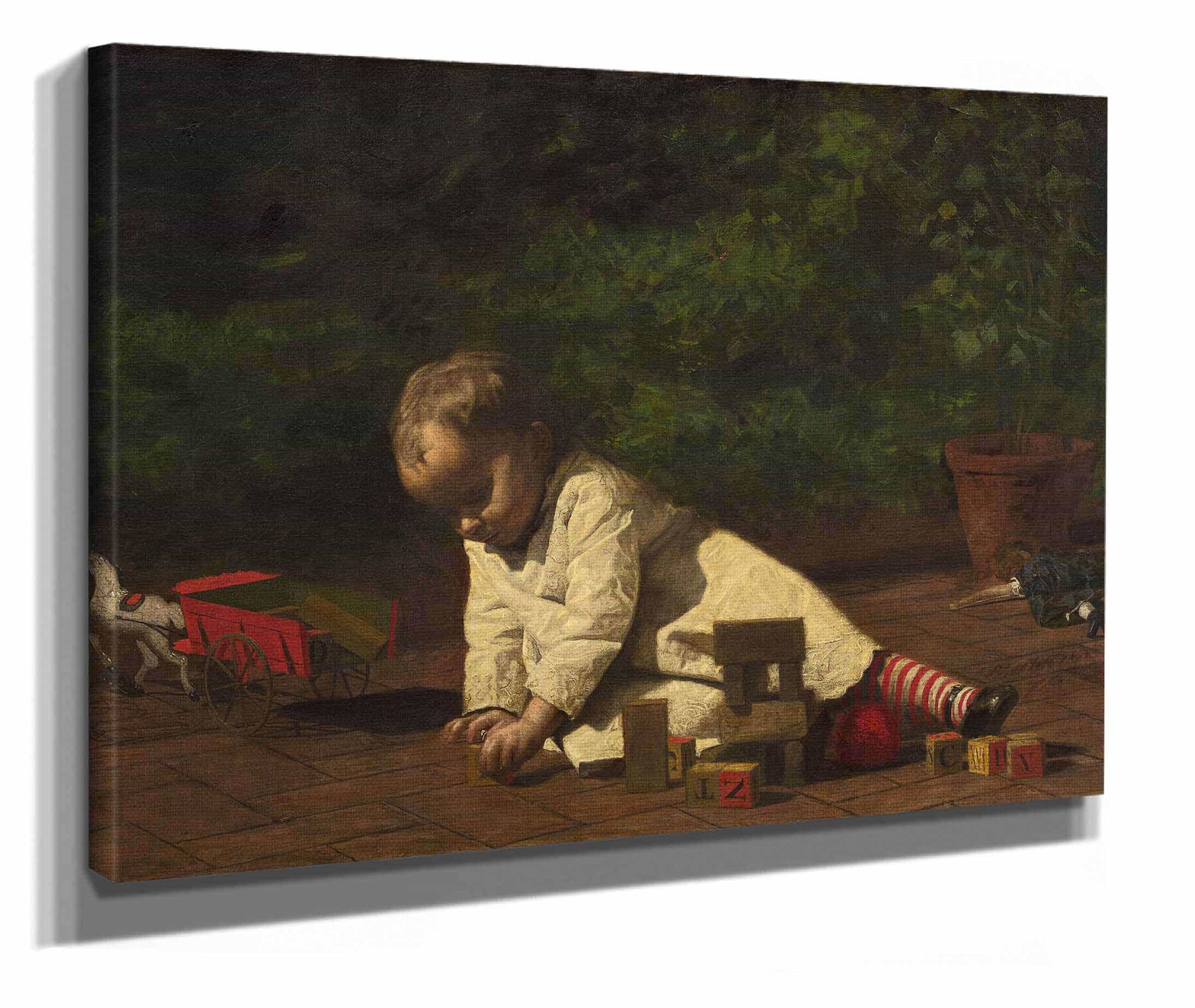 Baby At Play by Thomas Eakins - Image 2
