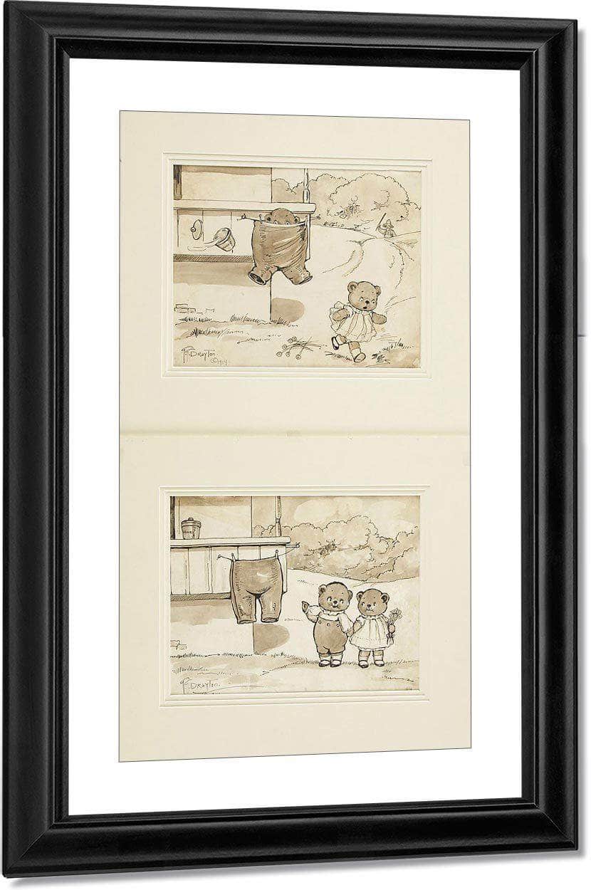 Baby Bears The Mishap 1914 By Grace G Drayton - Image 3