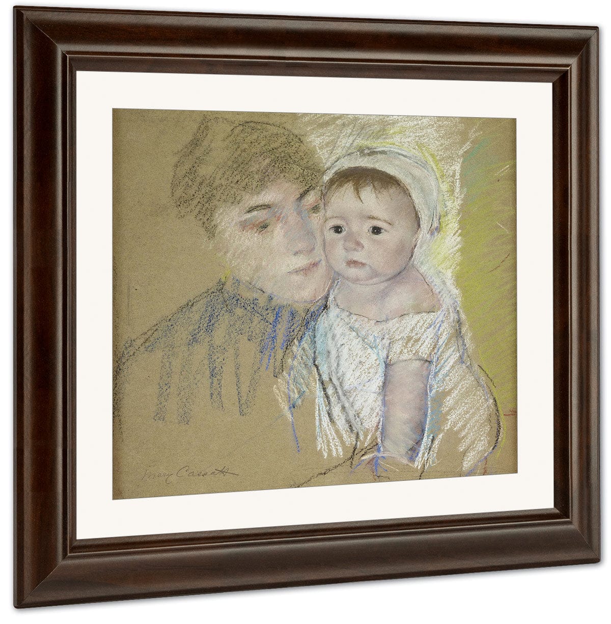 Baby Bill In His Cap And Shift, Held By His Nurse By Mary Cassatt - Image 3