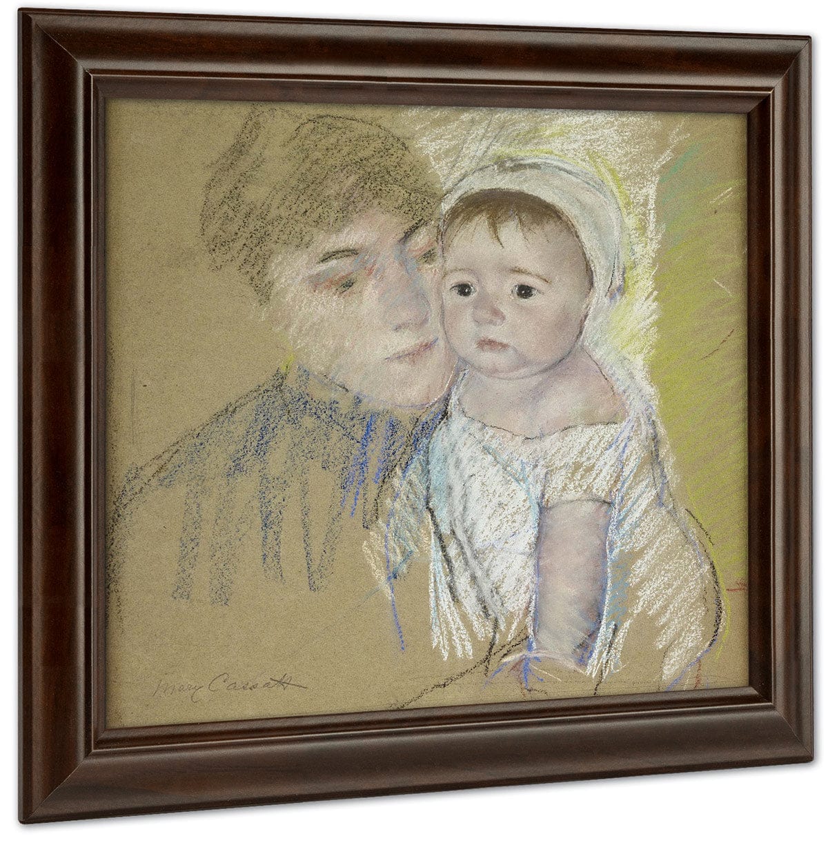 Baby Bill In His Cap And Shift, Held By His Nurse By Mary Cassatt - Image 4