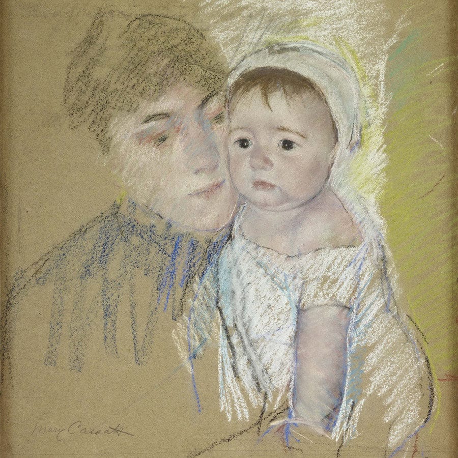 Baby Bill In His Cap And Shift, Held By His Nurse By Mary Cassatt - Image 5
