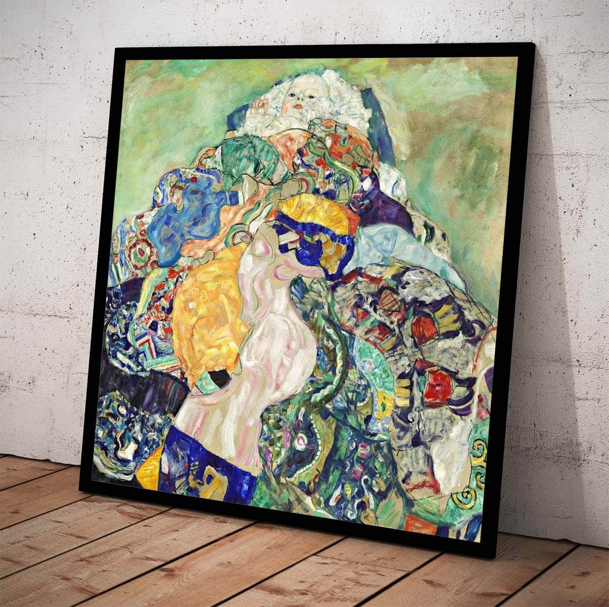 Baby Cradle Painting Gustav Klimt Canvas Art - Image 4