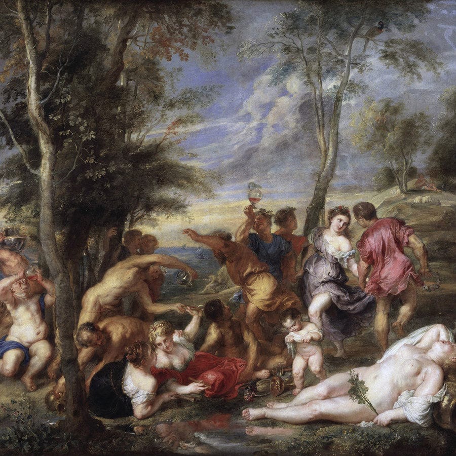 Bacchanal At Andros By Peter Paul Rubens - Image 5