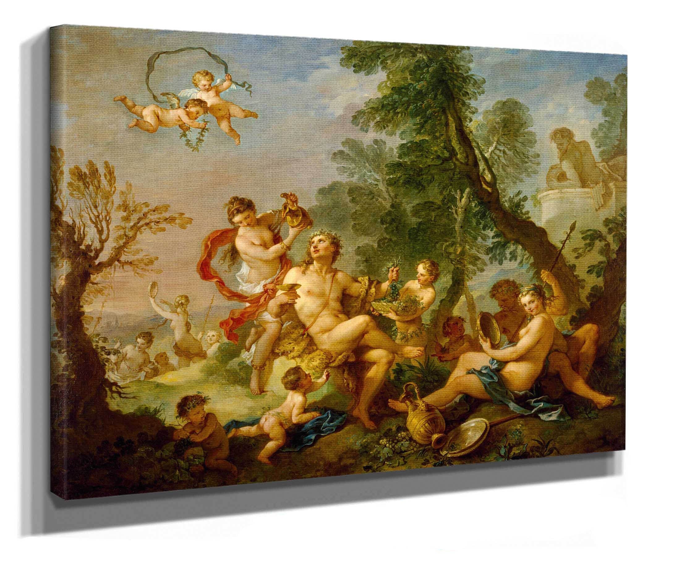 Bacchanal by Charles Joseph Natoire - Image 2