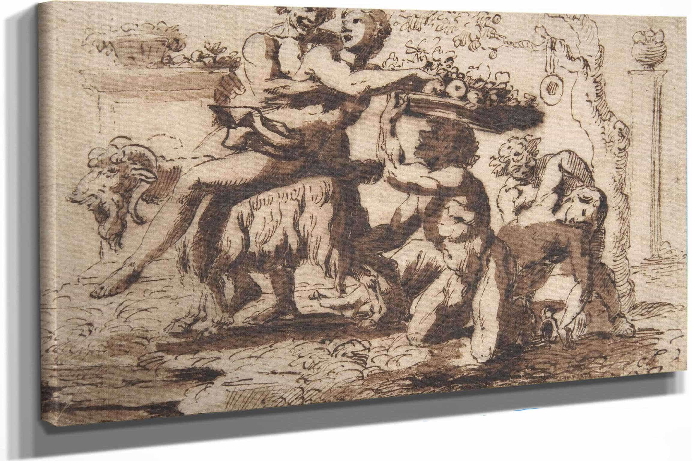 Bacchanal by Nicolas Poussin