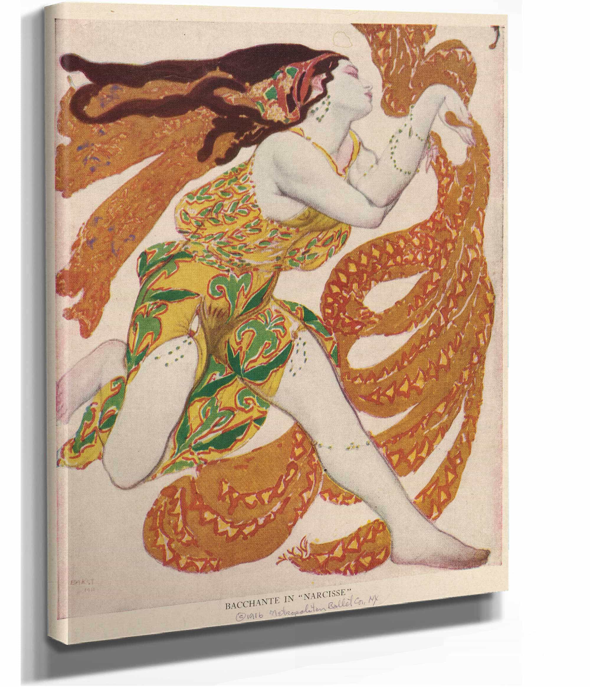 Bacchante In Narcisse  by Leon Bakst - Image 2