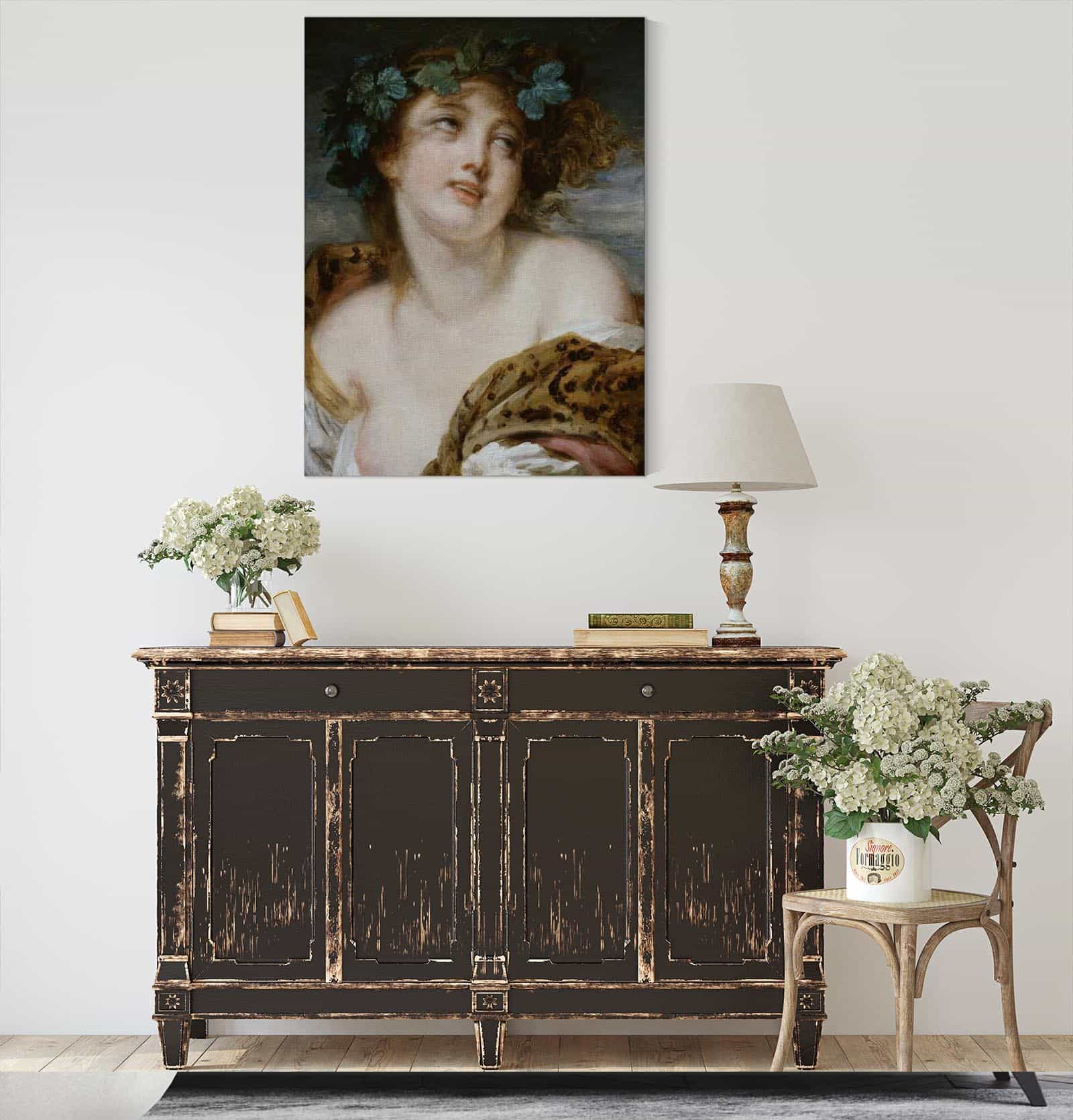 Bacchante Probably S by Jean Baptiste Greuze - Image 4