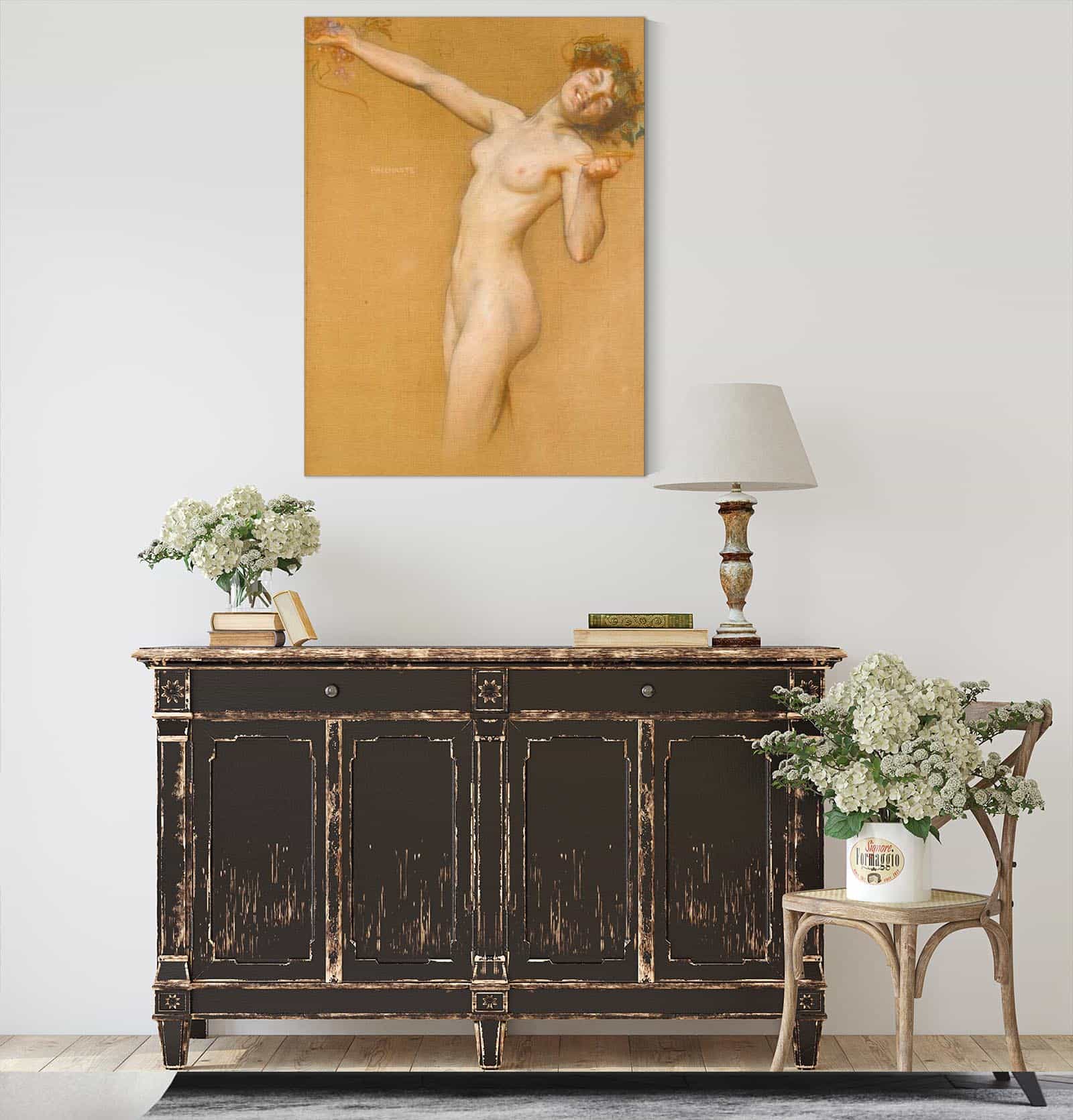Bacchante Study For The Vintage Morn by Herbert James Draper - Image 4