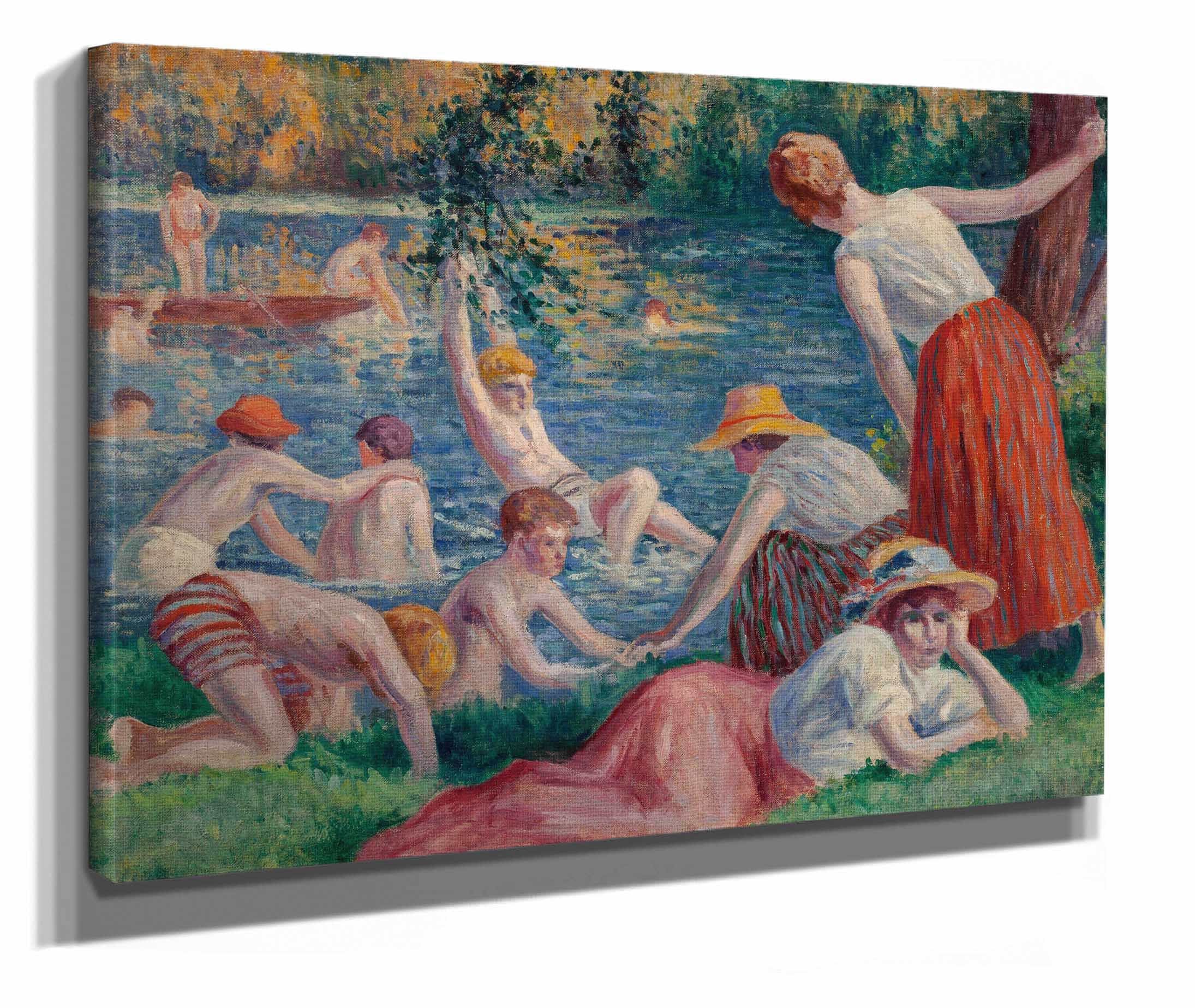 Baignade Dans La Cure by Maximilien Luce - Image 2
