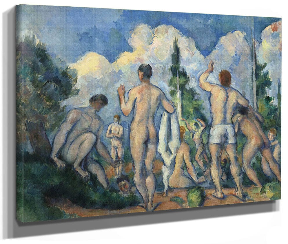 Baigneurs (Bathers) By Paul Cezanne