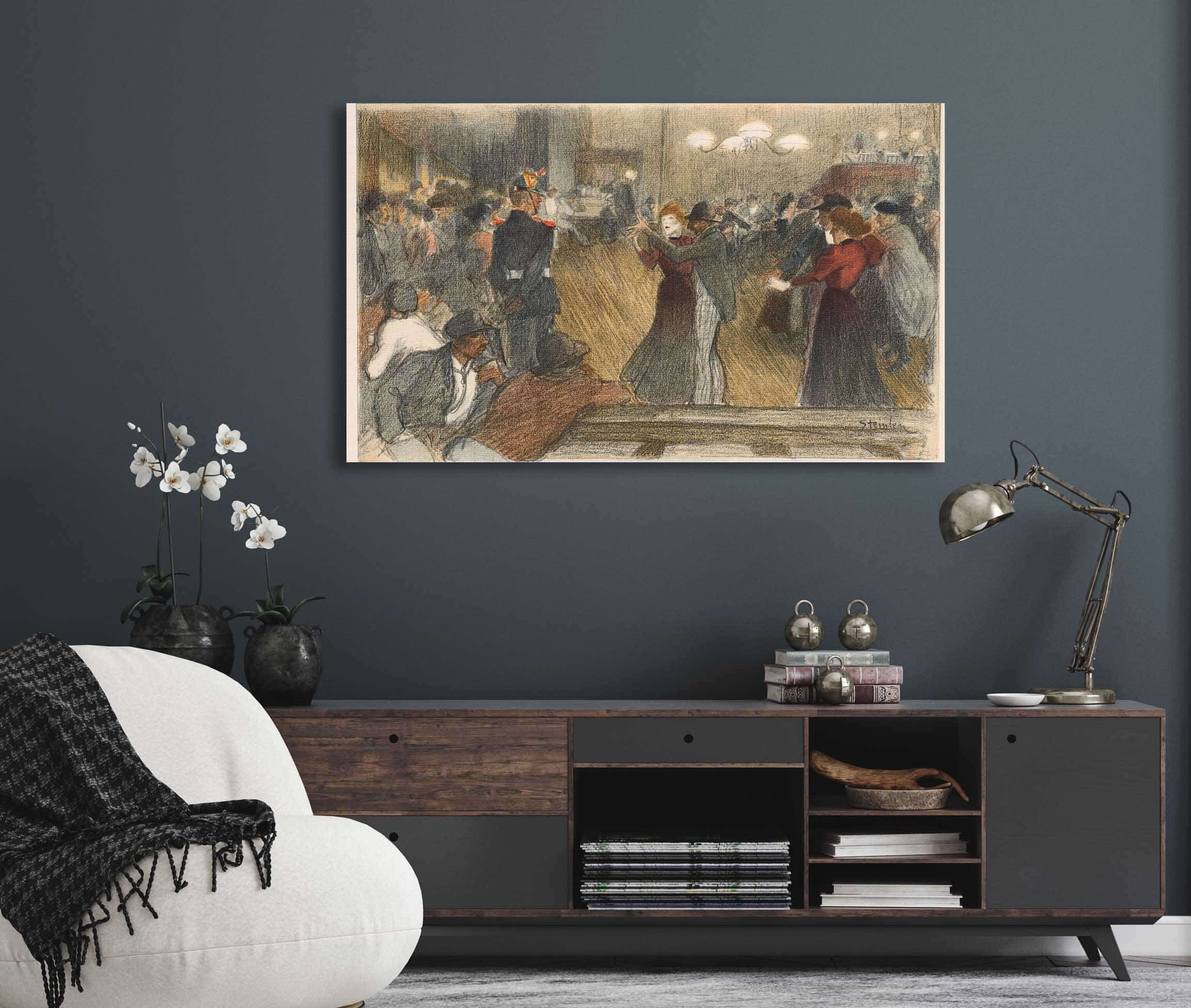 Bal De Barriere by Theophile Alexandre Steinlen - Image 5