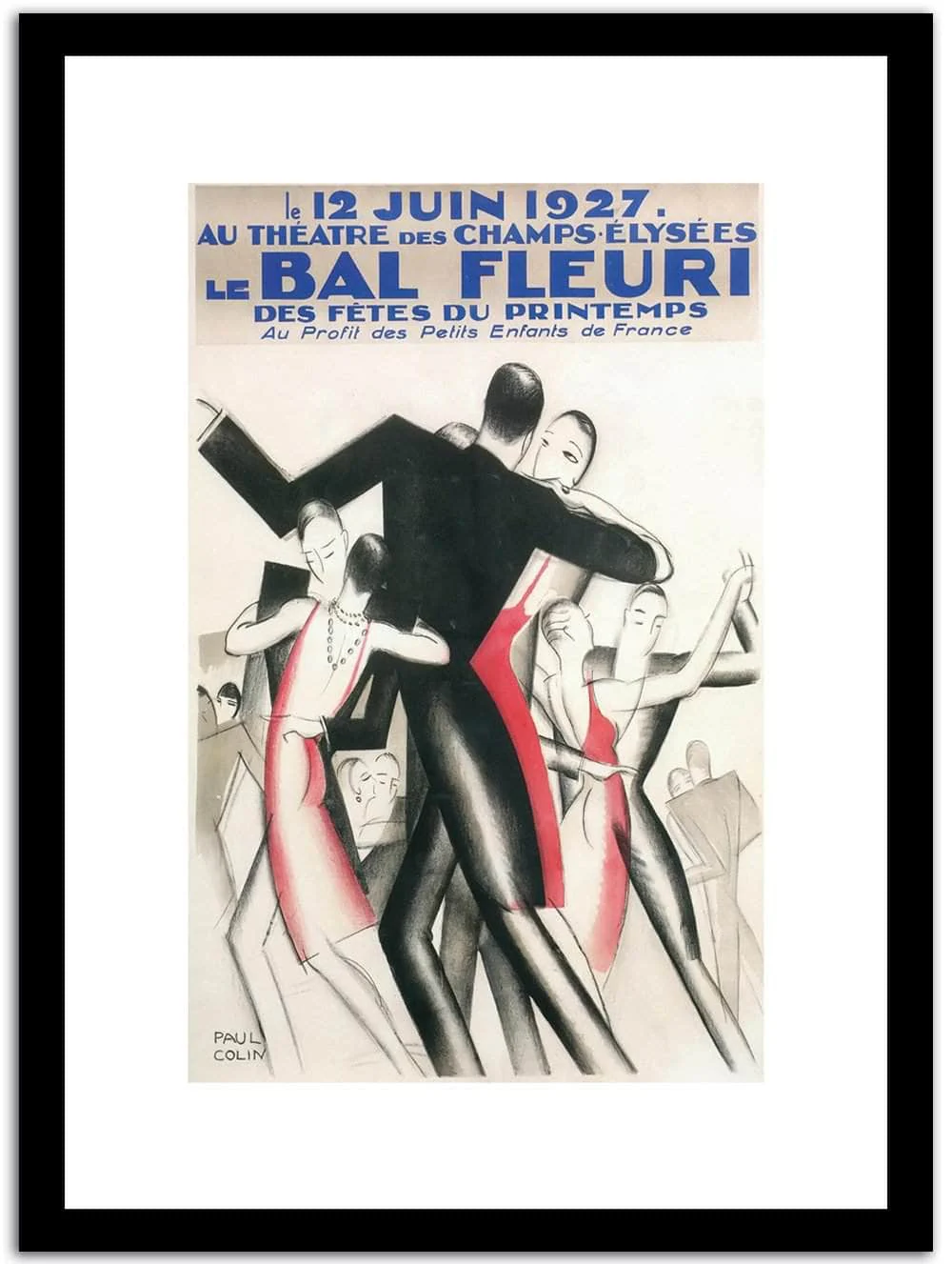 Bal Fleuri Vintage Poster