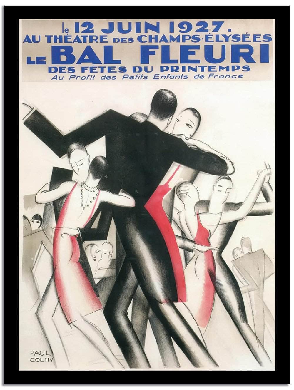 Bal Fleuri Vintage Poster - Image 2