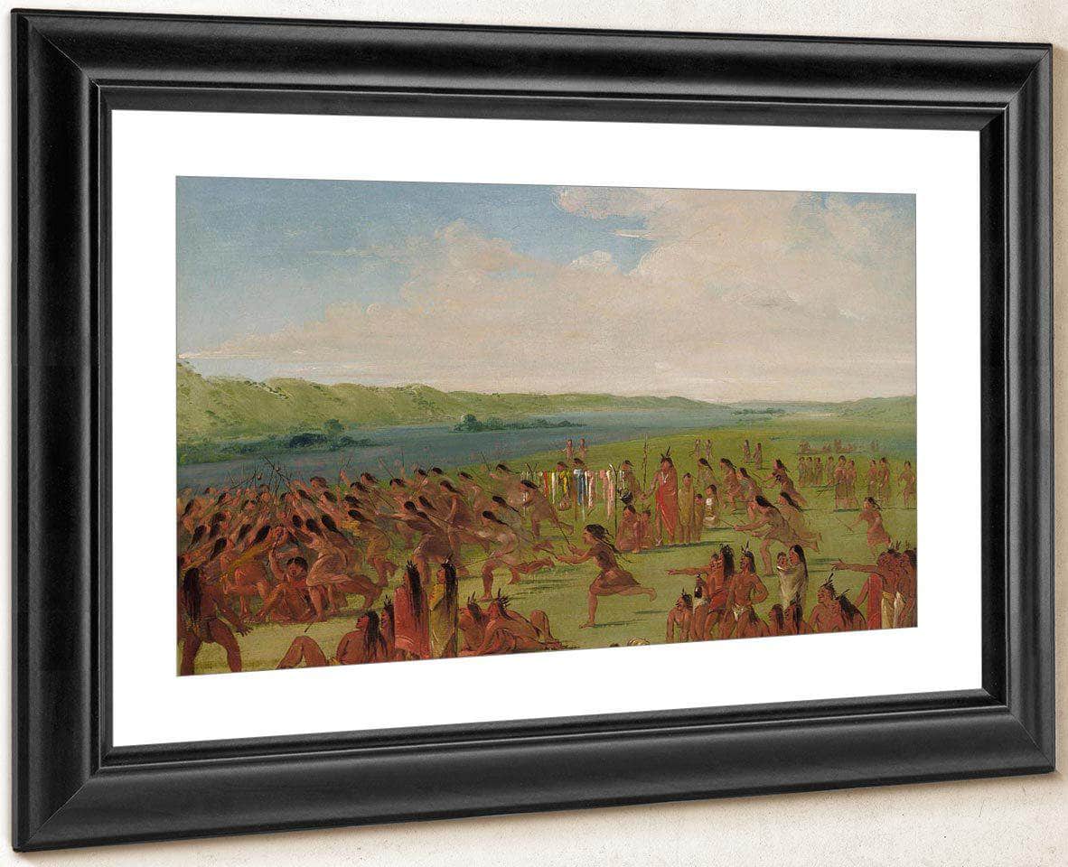 Ball Play Of The Women, Prairie Du Chien1 By George Catlin - Image 2
