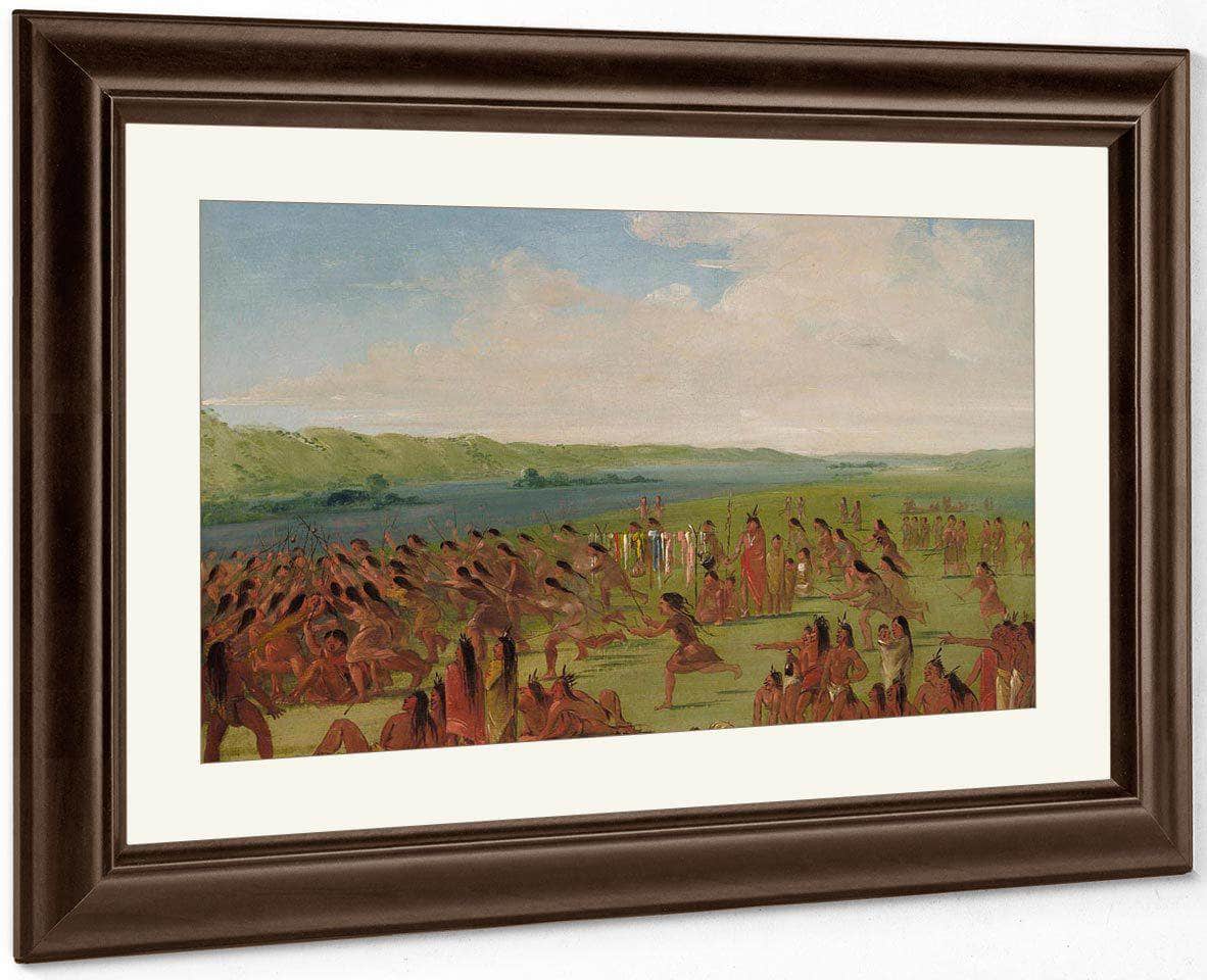 Ball Play Of The Women, Prairie Du Chien1 By George Catlin - Image 3