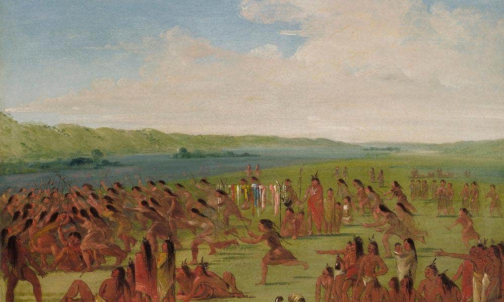 Ball Play Of The Women, Prairie Du Chien1 By George Catlin - Image 5