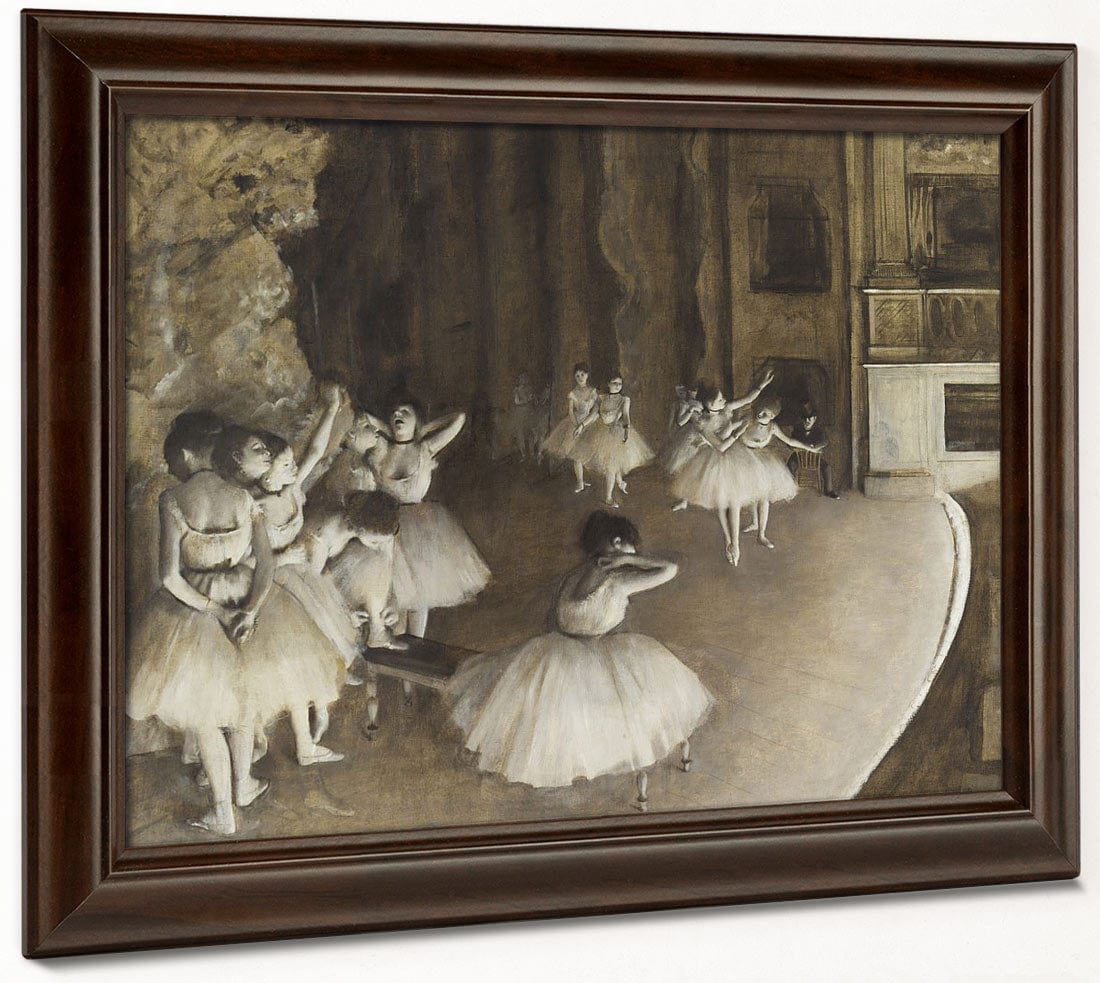 Ballet Rehearsal On Stage By Edgar Degas - Image 6