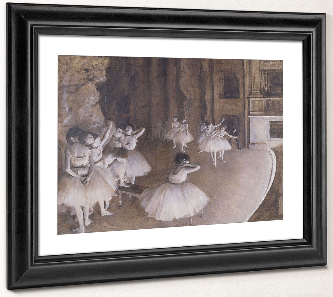 Ballet Rehearsal On The Stage By Edgar Degas - Image 4