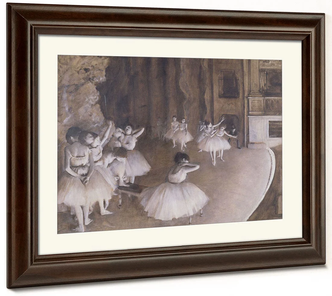 Ballet Rehearsal On The Stage By Edgar Degas - Image 5