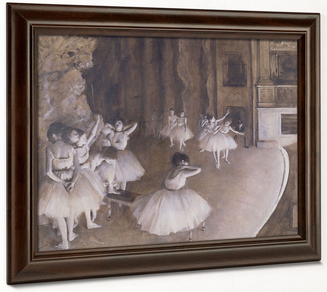 Ballet Rehearsal On The Stage By Edgar Degas - Image 6