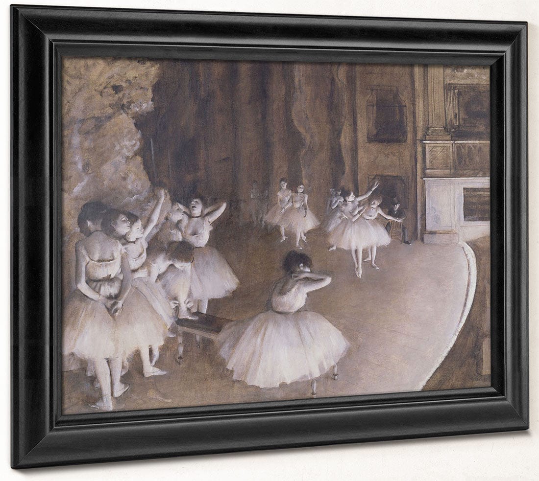 Ballet Rehearsal On The Stage By Edgar Degas - Image 8