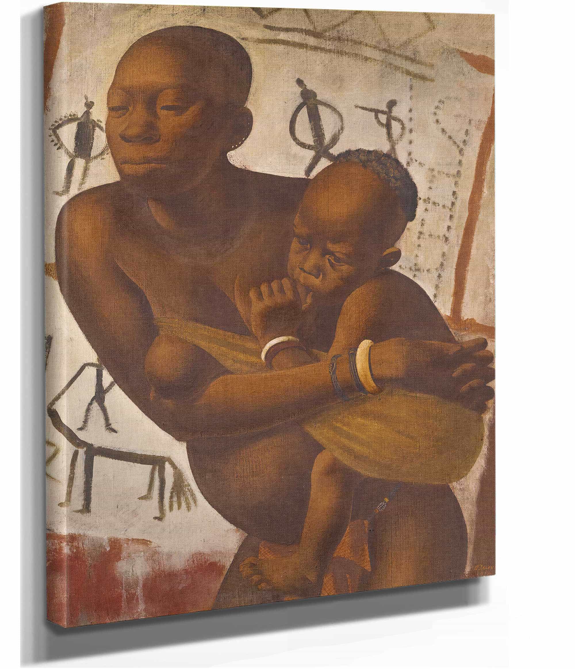 Banda Woman With Her Child by Alexander Evgenievich Yakovlev - Image 2