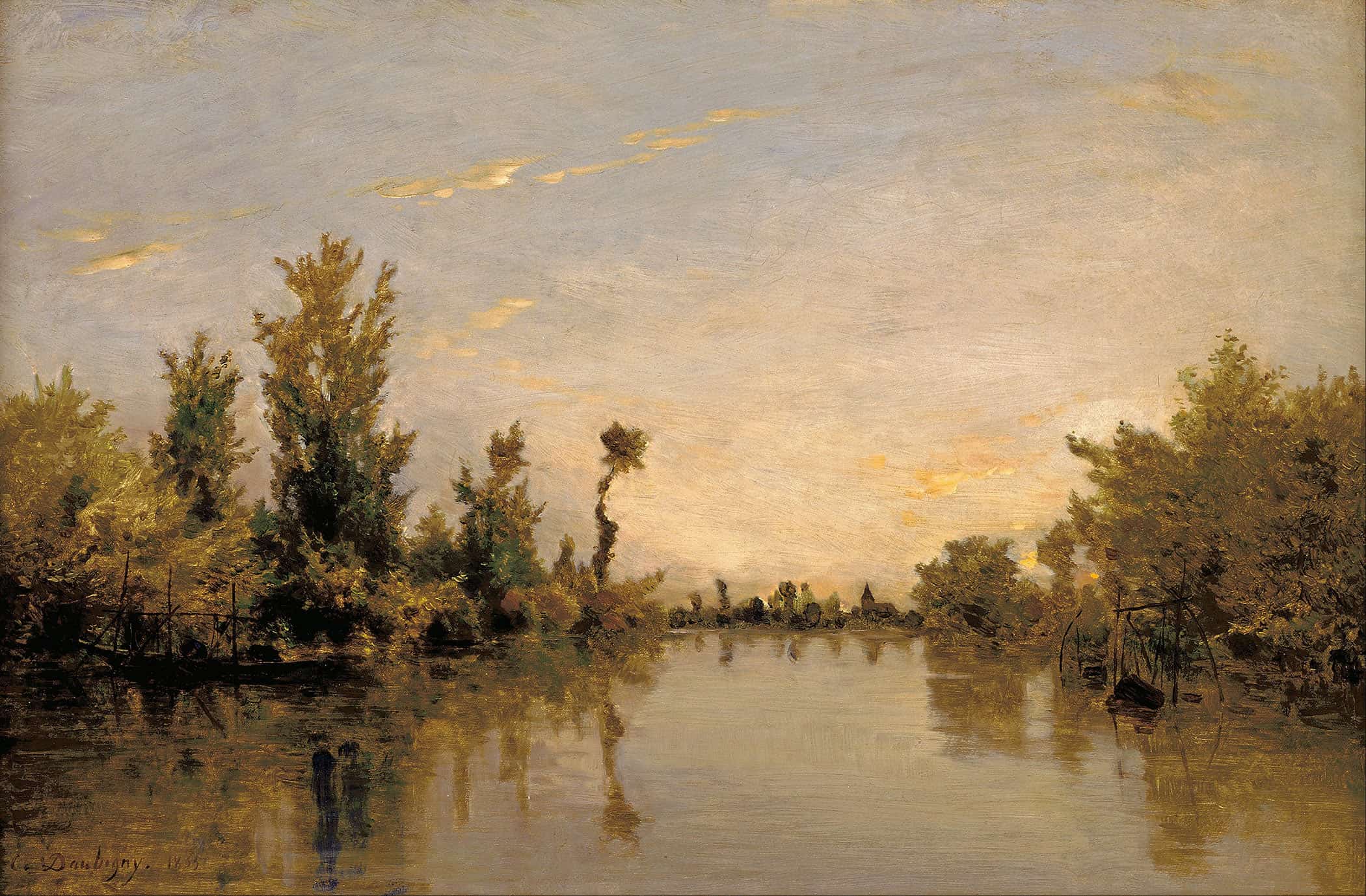 Banks Of The Seine by Charles Francois Daubigny - Image 2