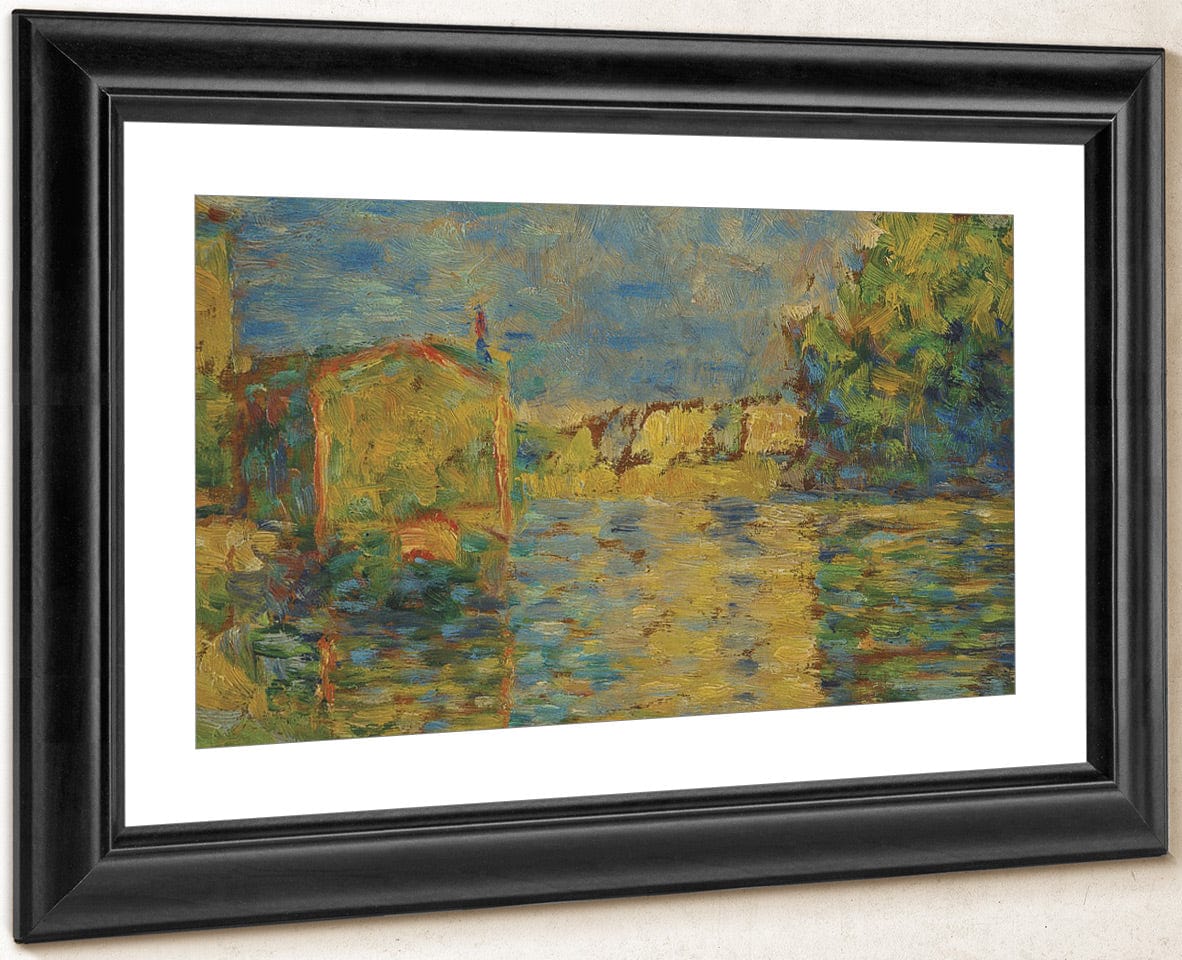 Banks Of The Seine Near Courbevoie By Georges Pierre Seurat - Image 4