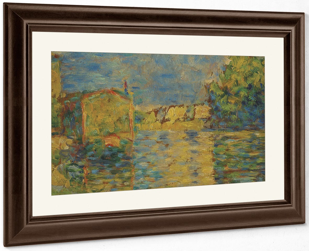 Banks Of The Seine Near Courbevoie By Georges Pierre Seurat - Image 5