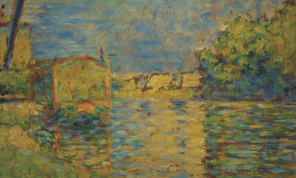Banks Of The Seine Near Courbevoie By Georges Pierre Seurat - Image 7