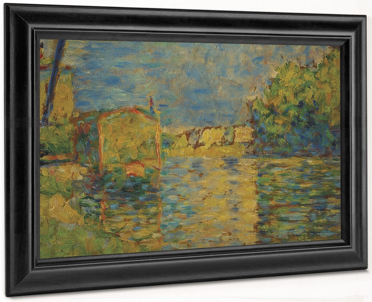 Banks Of The Seine Near Courbevoie By Georges Pierre Seurat - Image 8