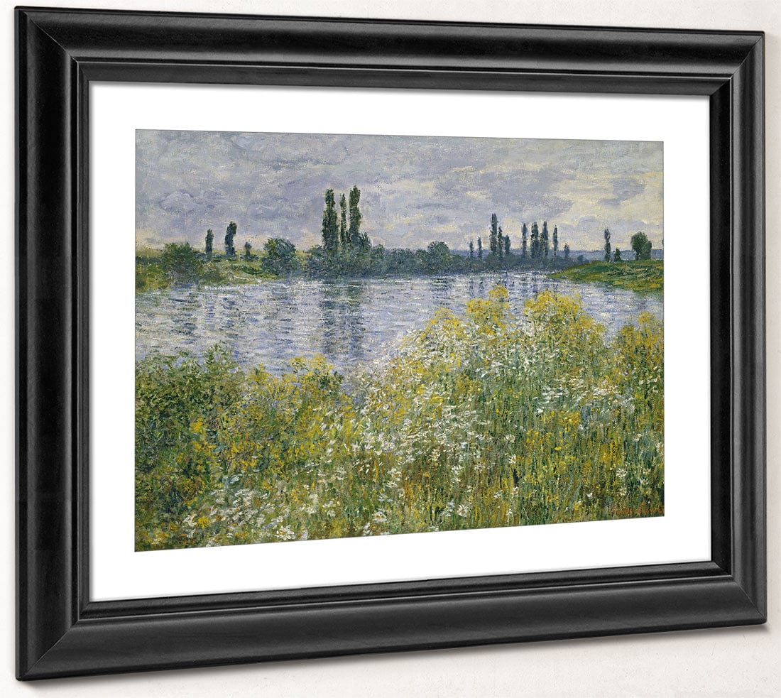 Banks Of The Seine, Vetheuil By Claude Monet - Image 2
